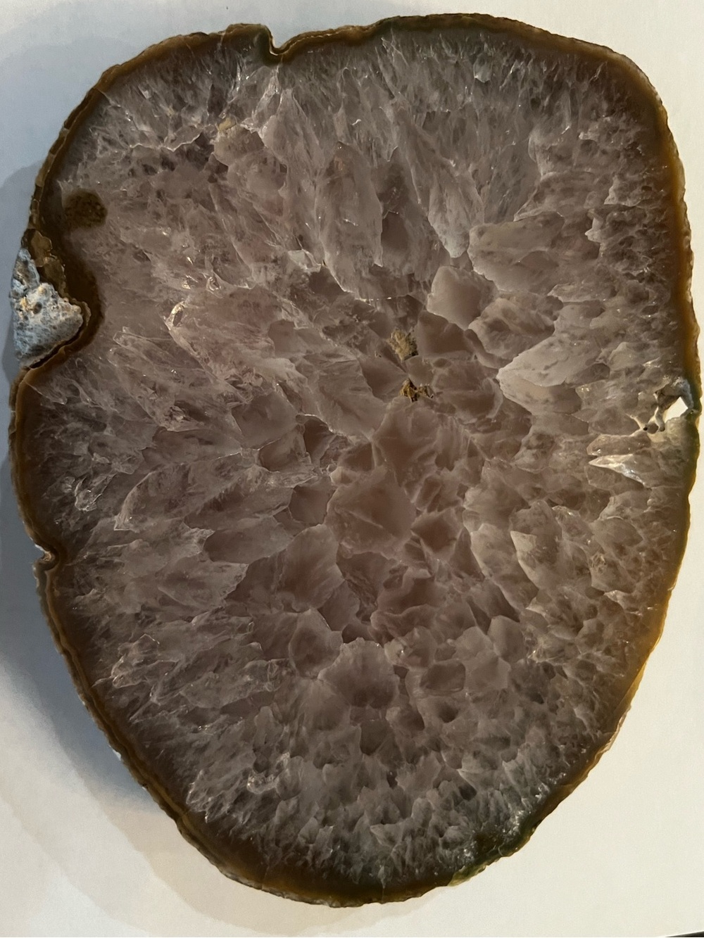 Natural Brazilian Agate Slice Decorative Accent